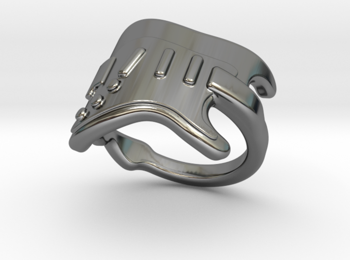 Electric Guitar Ring 29 - Italian Size 29 3d printed