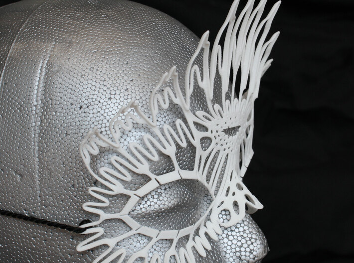 Party Mask 'Ancient Mantra' 3d printed Ancient Mantra
