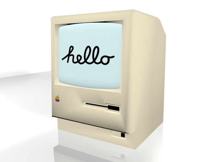 Macintosh 128K 3d printed 