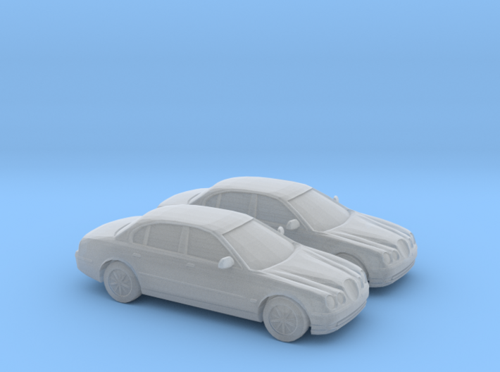 1/120 2X 1998 Jaguar S Type 3d printed