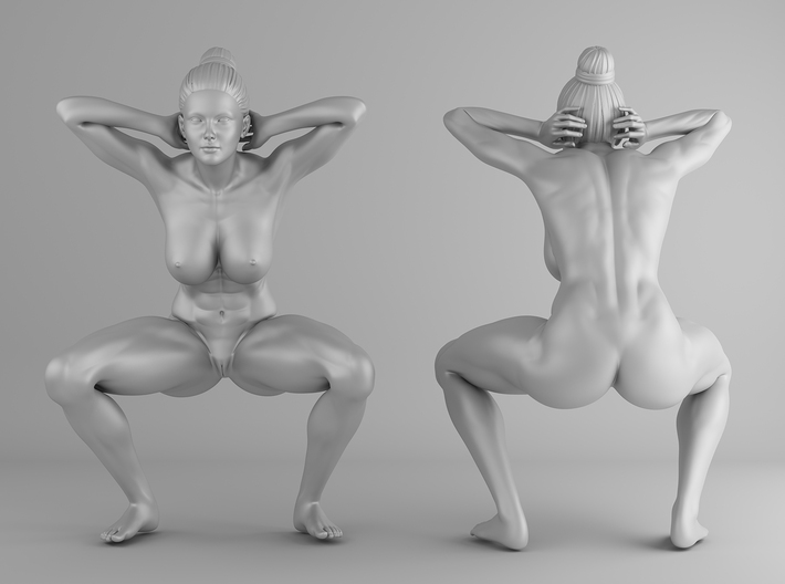 Fitness Girl 010 Scale 1/10 3d printed