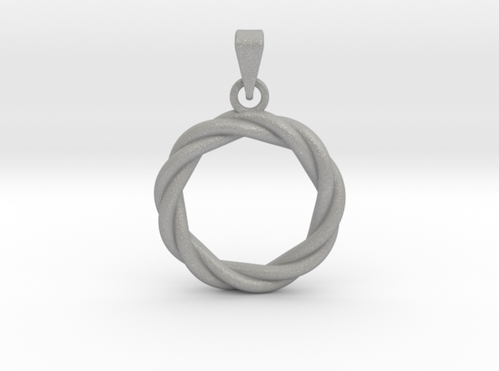0210 Knot Pendant [3,3] (3cm) #001 3d printed