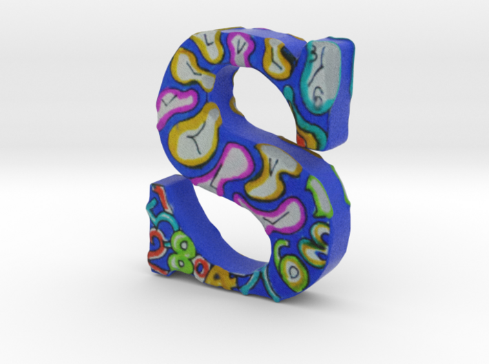 #140 - Letter S - &quot;Abstract Clocks&quot; - Artist's Fon 3d printed