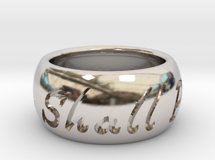 This Too Shall Pass ring size 5 3d printed