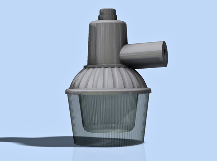 Mercury Vapor Lamp / Barn Yard Lamp HO scale X20 3d printed 