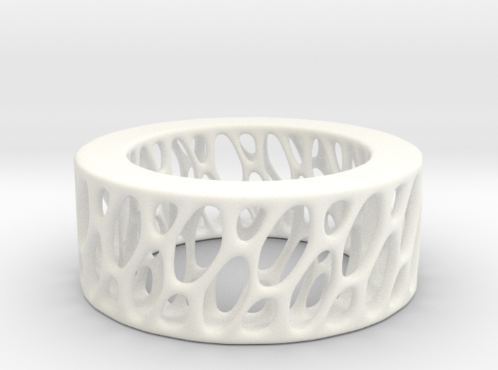 Framework Ring- Intrincate Smooth Simple 3d printed