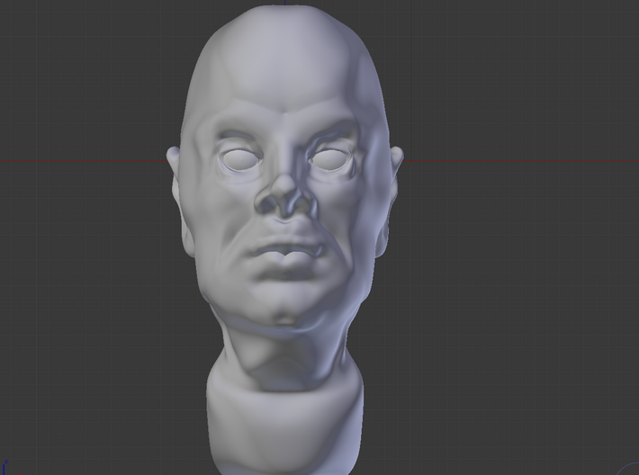 Human Head 3d printed Human Head
