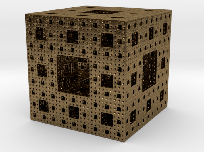 Menger cube 3d printed