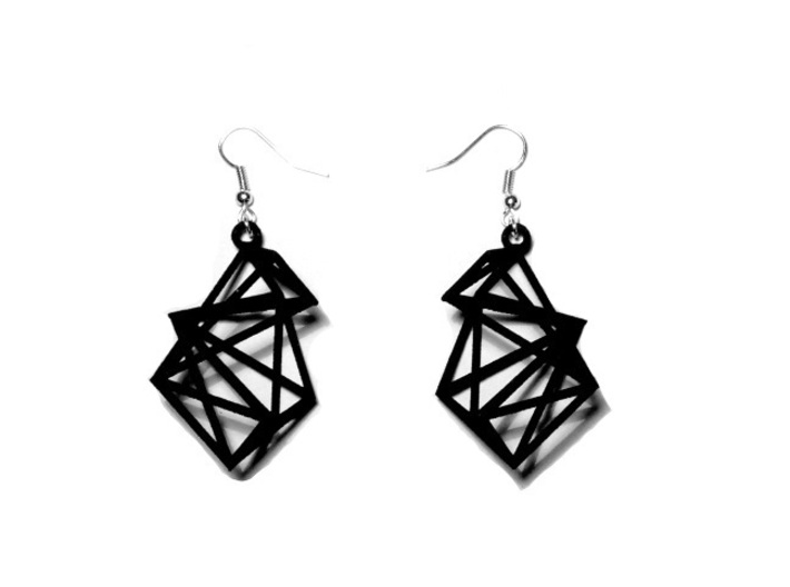 FutureChique Earrings 3d printed BS&amp;F