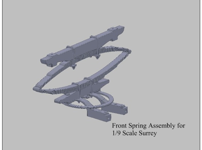 9th Scale Surrey Front Spring 3d printed
