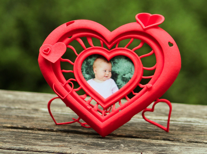 Heart Frame 3d printed