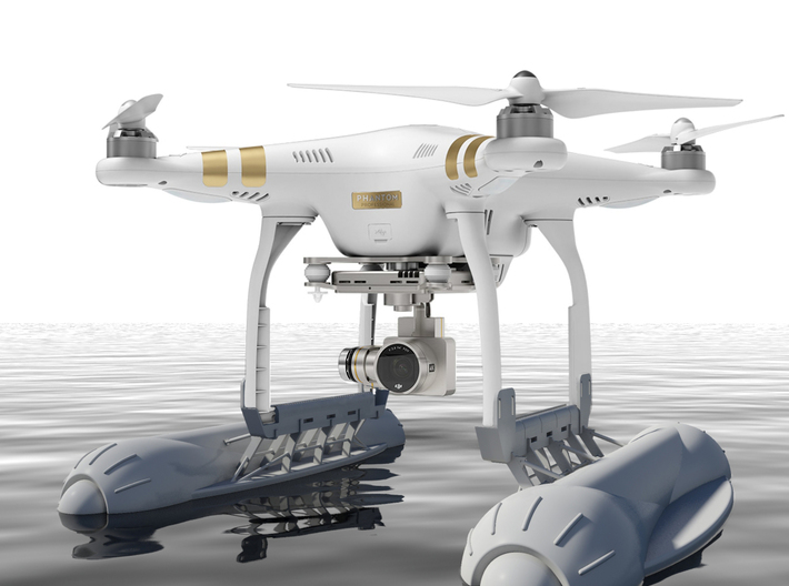 Renovatio Drone - Float for DJI Phantom 3d printed
