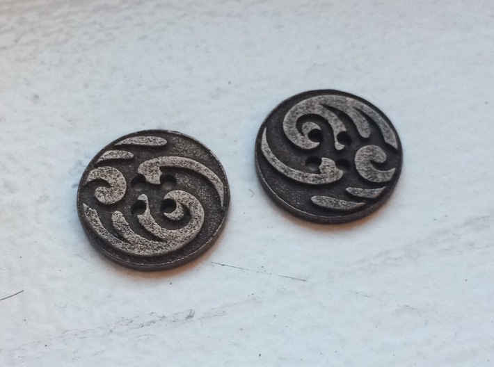 Zed Outdoors Button (Pair) 3d printed