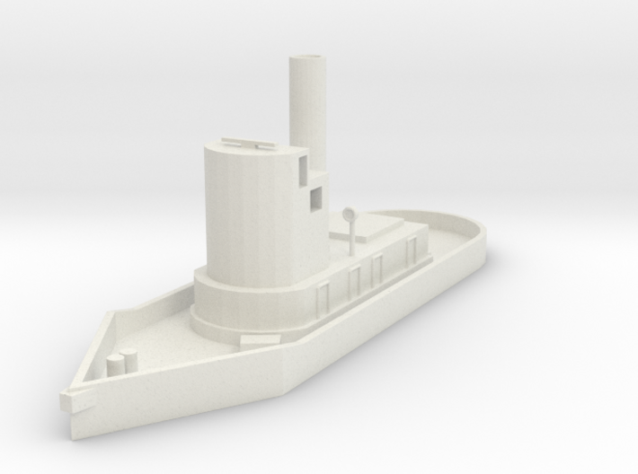 N scale steam tugboat 3d printed