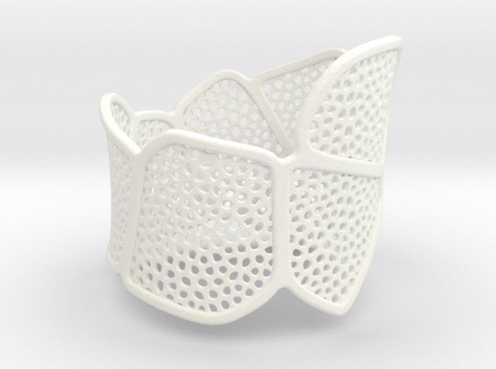 Double Voronoi Bracelet (v1) 3d printed 