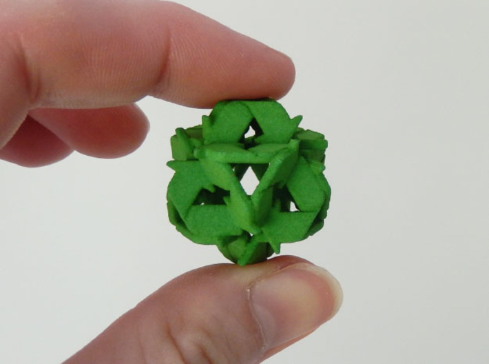 Recycling Sculpture (27mm) 3d printed 