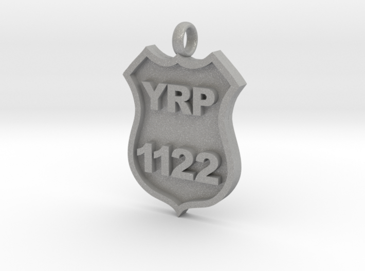 Police Badge Pendant - DO NOT ORDER HERE 3d printed