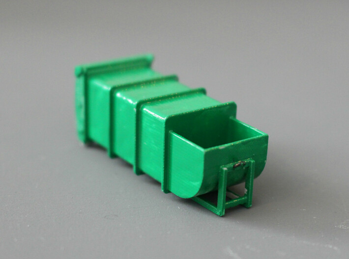 N Scale Waste Compactor Container #2 3d printed