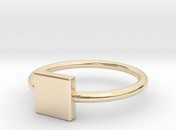 Square Ring Size 5 3d printed