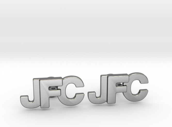 Monogram Cufflinks JFC 3d printed