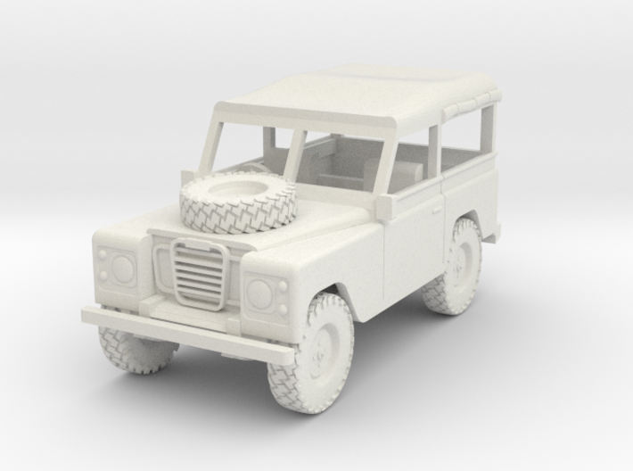 1/72 1:72 Scale Land Rover Soft Top 3d printed