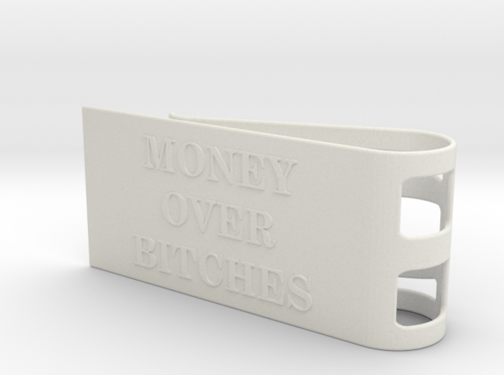 Money Over Bitches Money Clip 3d printed