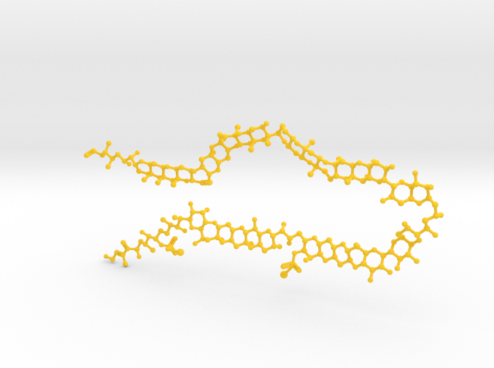 Maitotoxin Molecule Model Smaller 3d printed