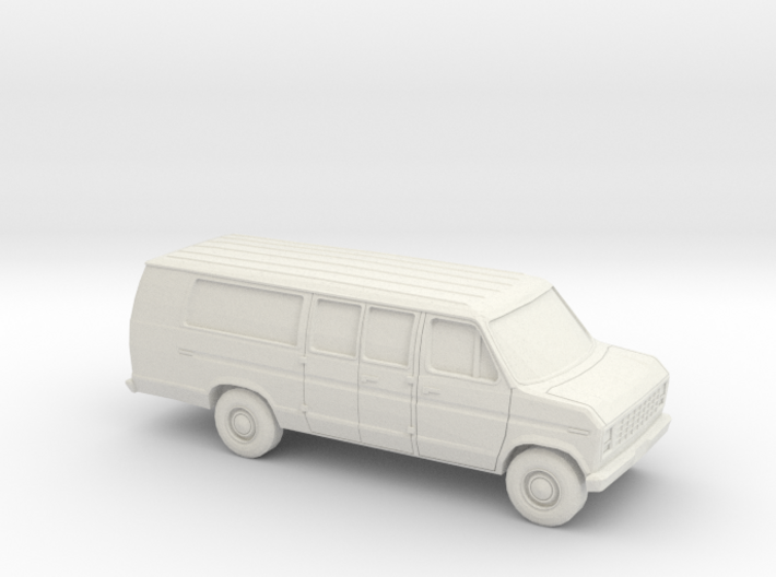 1/87 1975-91 Ford E-Series Van Extended 3d printed