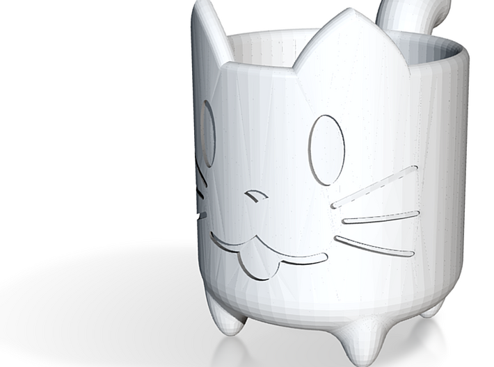 Kitty Cat Mug! 3d printed