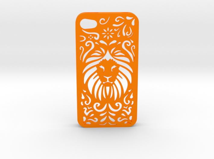 Lion Floral Iphone Case 4/4s 3d printed