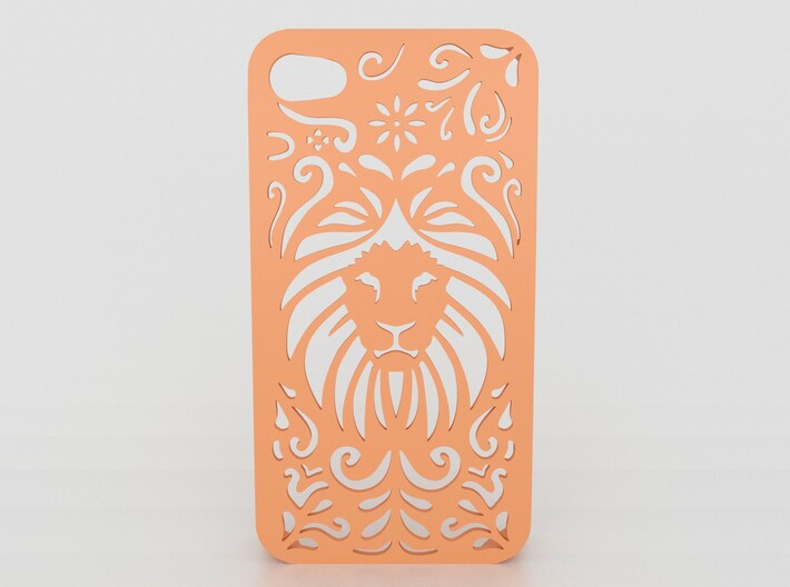 Lion Floral Iphone Case 4/4s 3d printed 