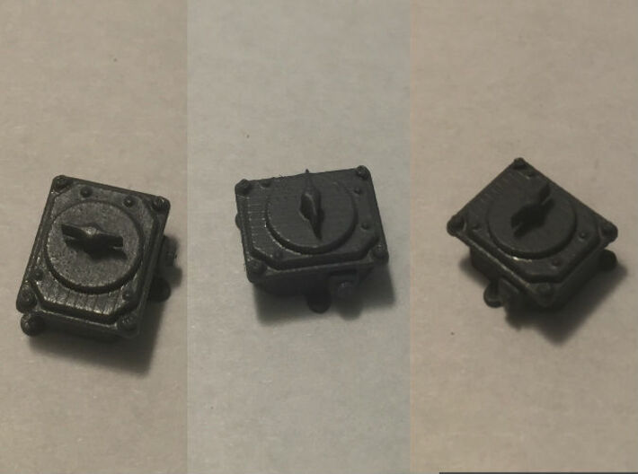 1/18 USN Rotary Selector Switch Setx9 3d printed