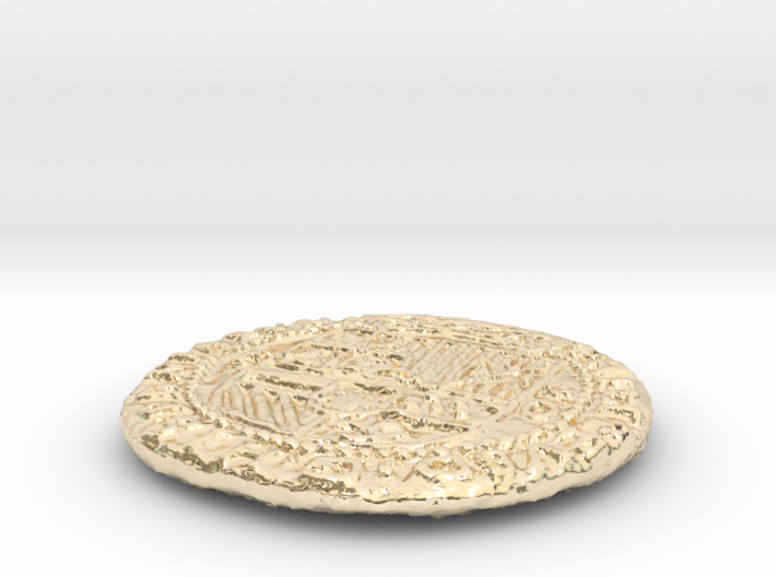 Uncharted: Spanish Gold Coin 3d printed