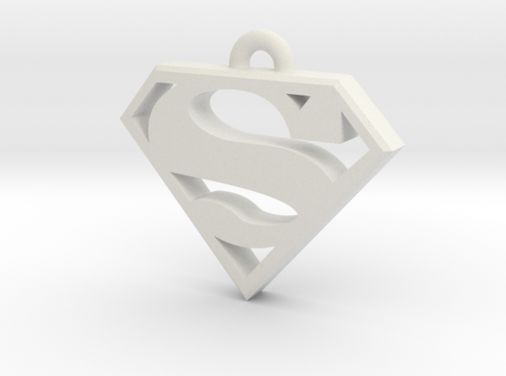 Superman Keychain 2.0 3d printed