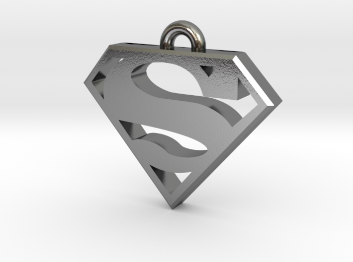 Superman Keychain 2.0 3d printed