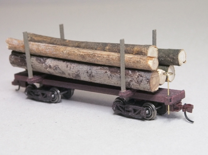 HOn30 Logging Car B (x4) 3d printed 4 of these. Trucks, couplers and logs not included!