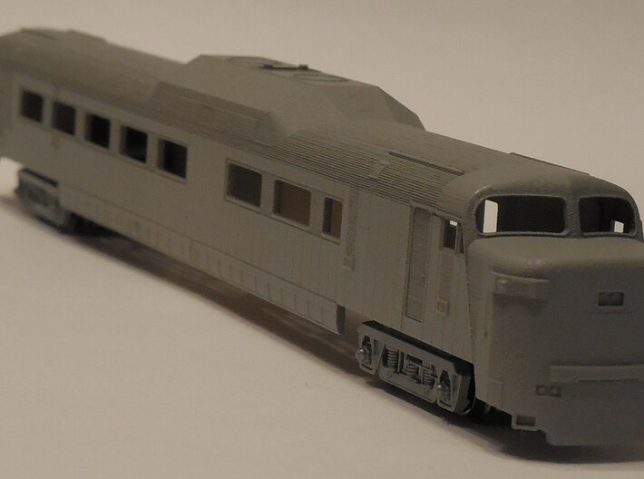 N Scale 'Roger Williams' RDC End Cab Shell 3d printed