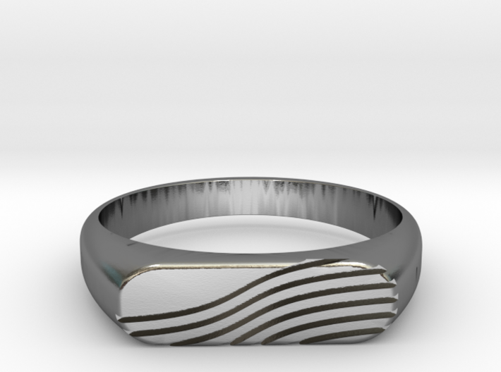 PROCIDA Ring 3d printed PROCIDA Ring in 925 sterling silver