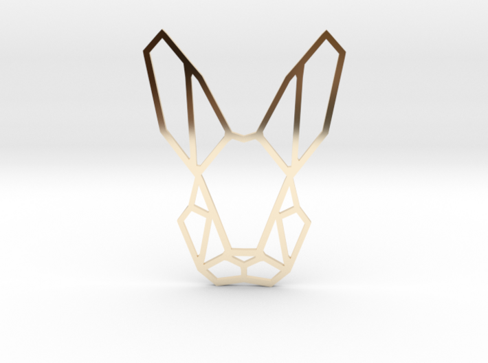 Mr. Rabbit Pendant 3d printed