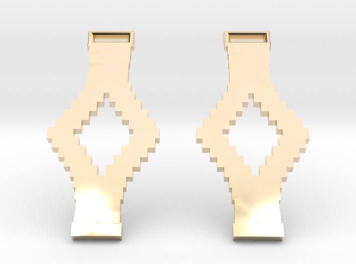 Tetris Earrings 3d printed