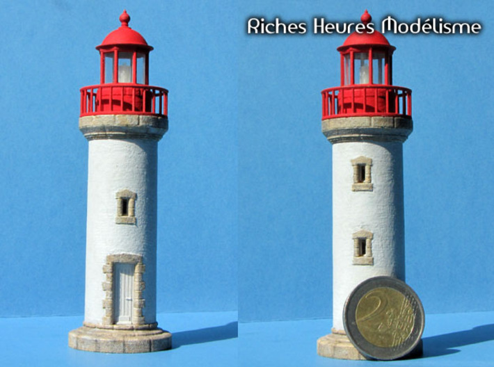 HOpb10b - Small brittany lighthouse 3d printed