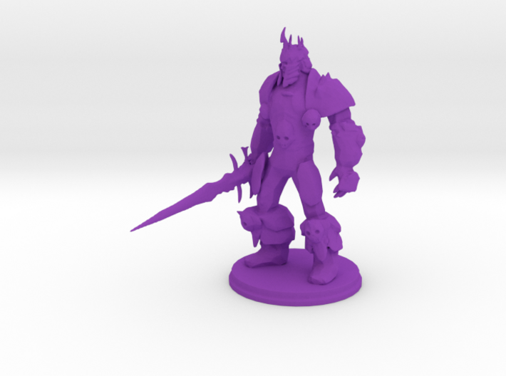 Arthas the Lich King from World of Warcraft 3d printed