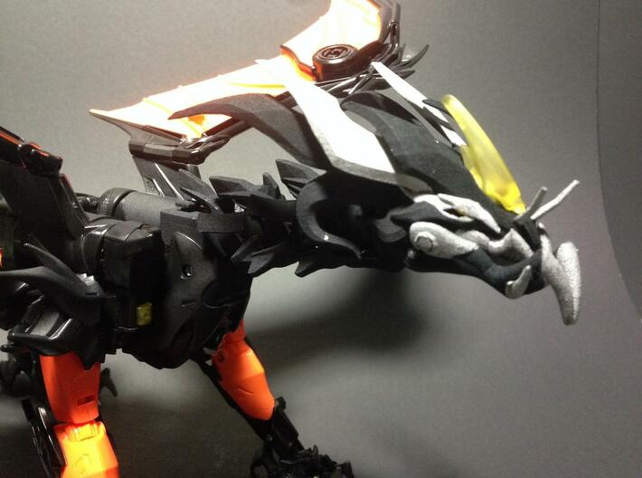 Ultimate TFP Beast King Head + Neck 3d printed excellent paint job by RedWingBotCreations