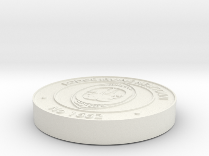 Masonic Coin - Lodge Irvine Newtown 3d printed