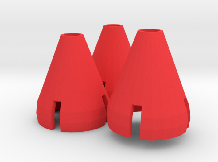 Gorilla Hands - 3 Cones 3d printed 