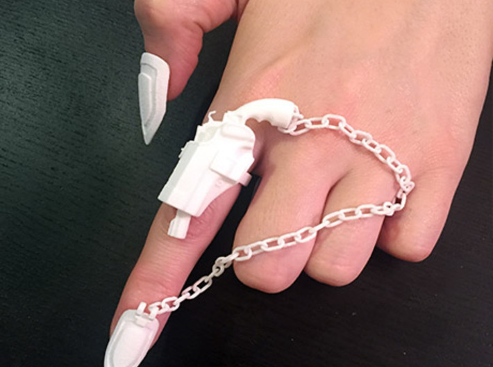 Bite the Bullet 2 (With  Ring) *Custom Only 3d printed 