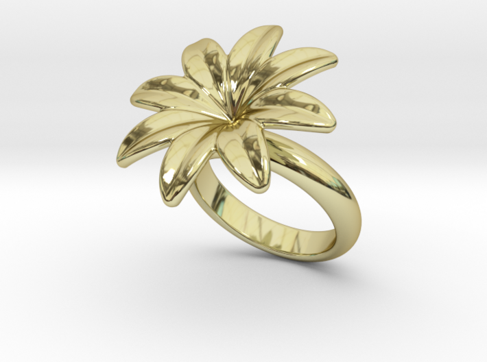 Flowerfantasy Ring 24 - Italian Size 24 3d printed