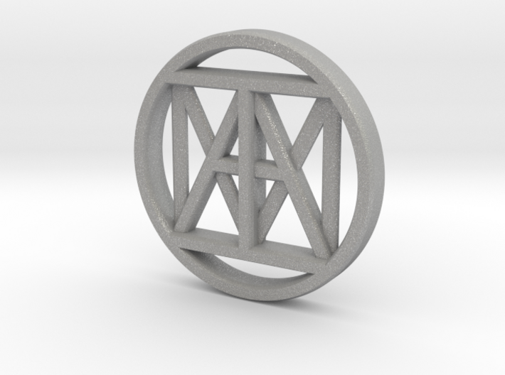 United IAM 38mm Coin 3d printed