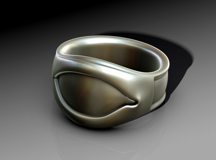 "All Seeing Eye" Ring, Right eye 3d printed 