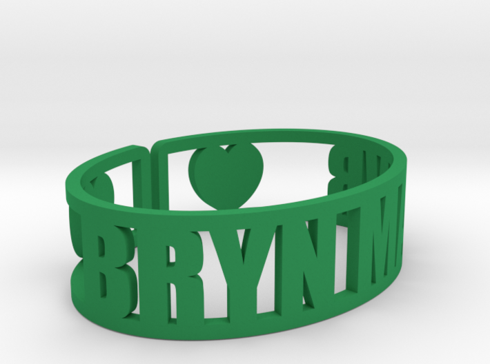 Bryn Mawr Cuff 3d printed